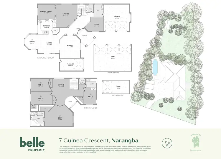 Floorplan of Homely house listing, 7 Guinea Crescent, Narangba QLD 4504