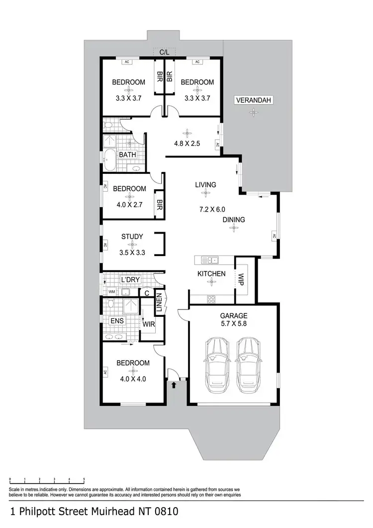 Floorplan of Homely house listing, 1 Philpott Street, Muirhead NT 810