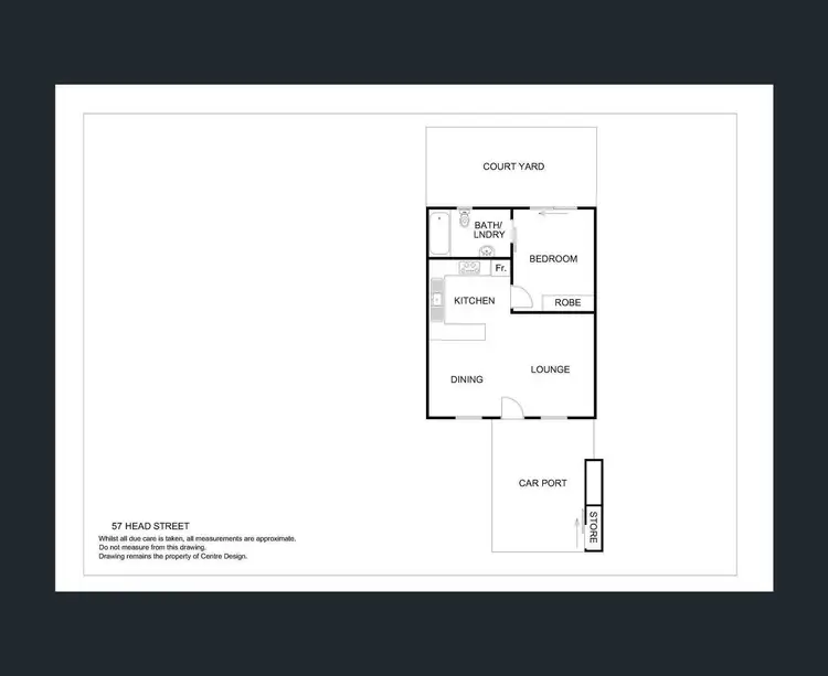 Floorplan of Homely unit listing, 9/57 Head Street, Braitling NT 870