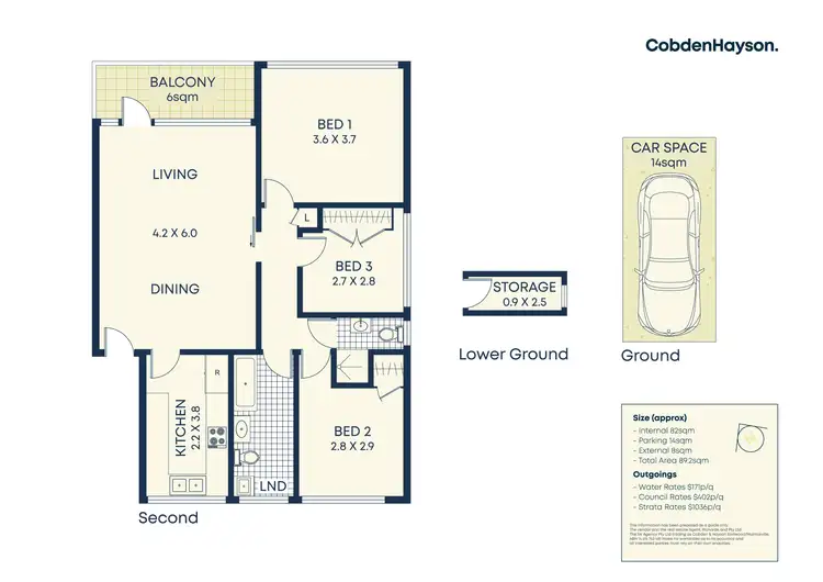 Floorplan of Homely unit listing, 18/83 Homer Street, Earlwood NSW 2206