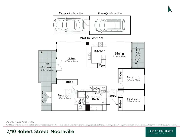 Floorplan of Homely unit listing, 2/10 Robert Street, Noosaville QLD 4566