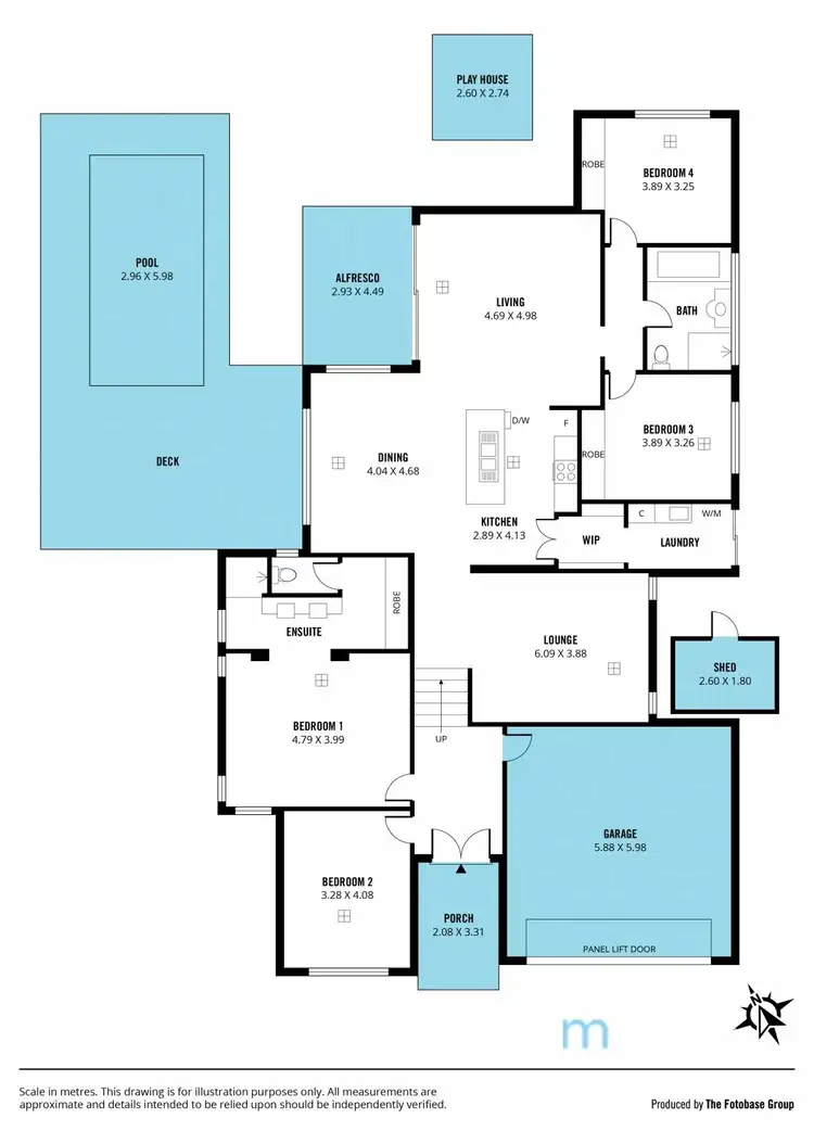 Floorplan of Homely house listing, 34 Corrimal Avenue, Noarlunga Downs SA 5168