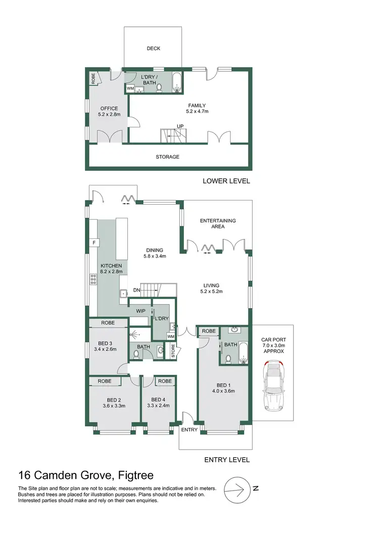 Floorplan of Homely house listing, 16 Camden Grove, Figtree NSW 2525