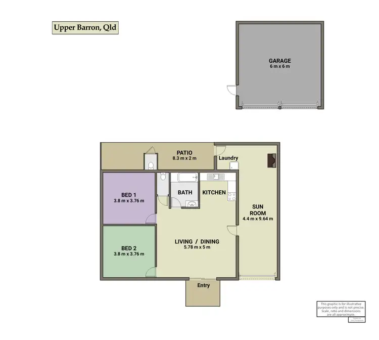 Floorplan of Homely house listing, 4 Prior Close, Upper Barron QLD 4883
