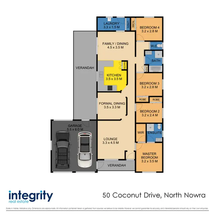 Floorplan of Homely house listing, 50 Coconut Drive, North Nowra NSW 2541