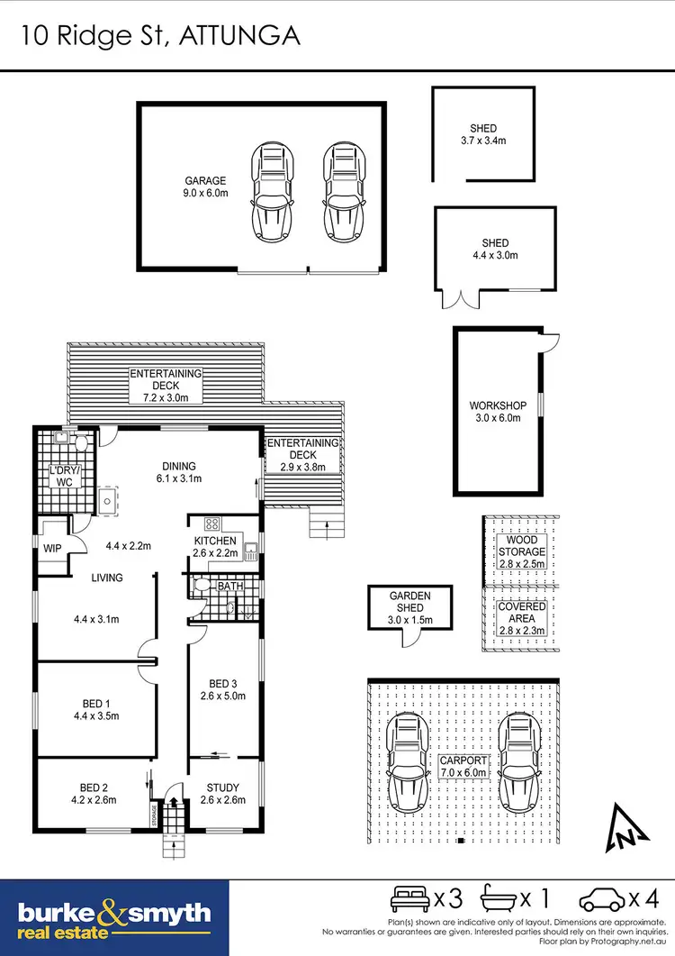 Floorplan of Homely house listing, 10 Ridge Street, Attunga NSW 2345