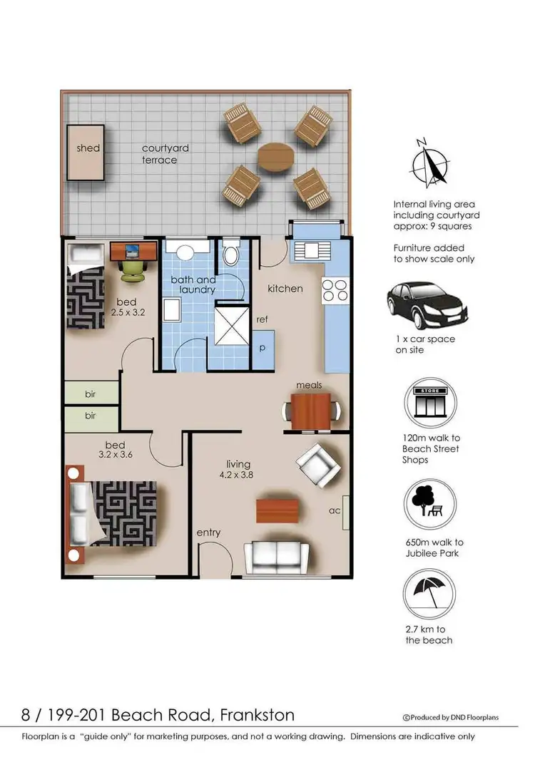 Floorplan of Homely unit listing, 8/199 Beach Street, Frankston VIC 3199