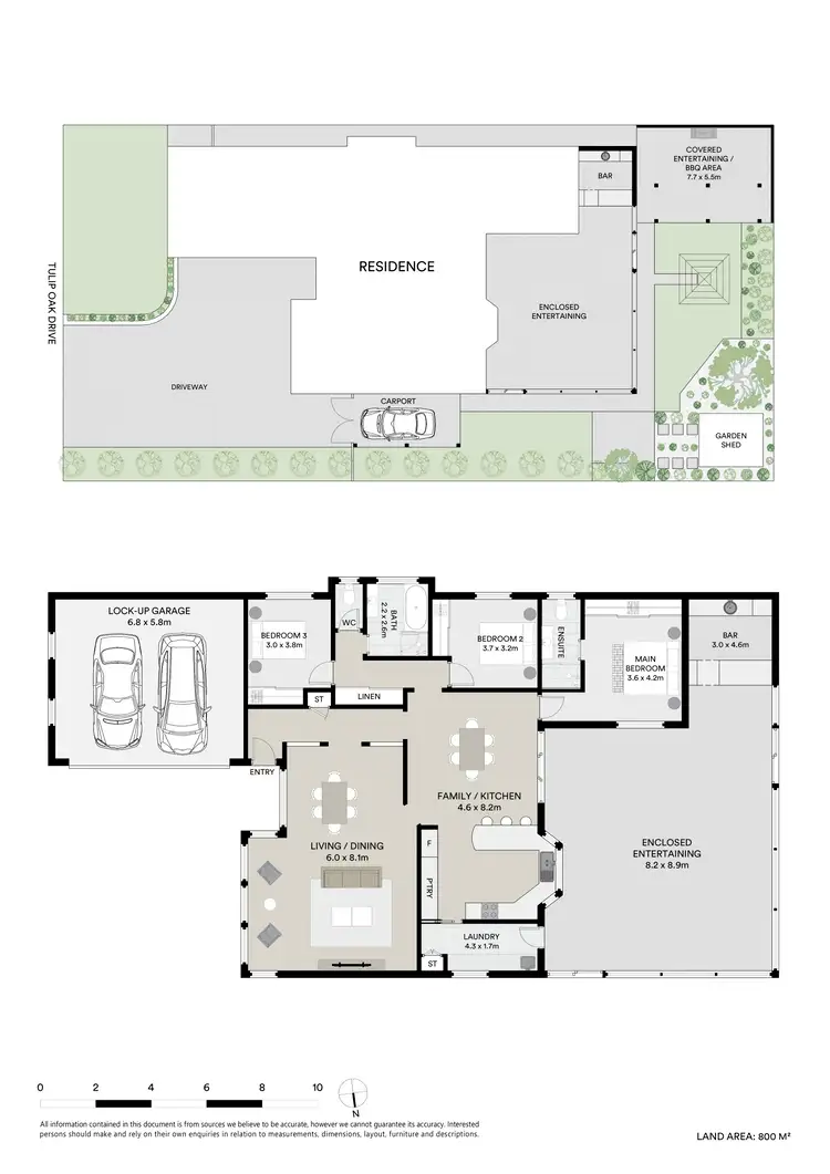 Floorplan of Homely house listing, 23 Tulip Oak Drive, Ulladulla NSW 2539