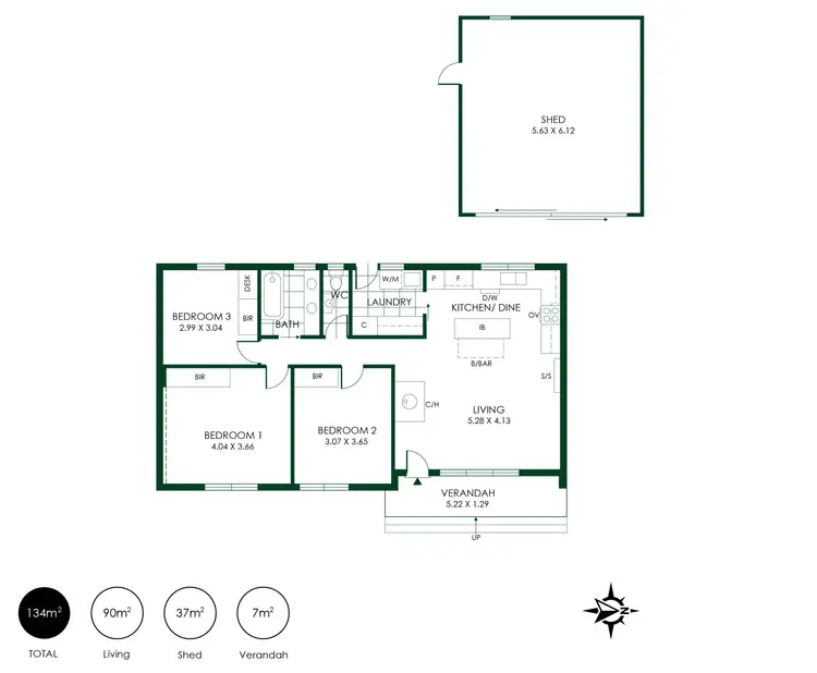 Floorplan of Homely house listing, 39 Woodside Road, Nairne SA 5252