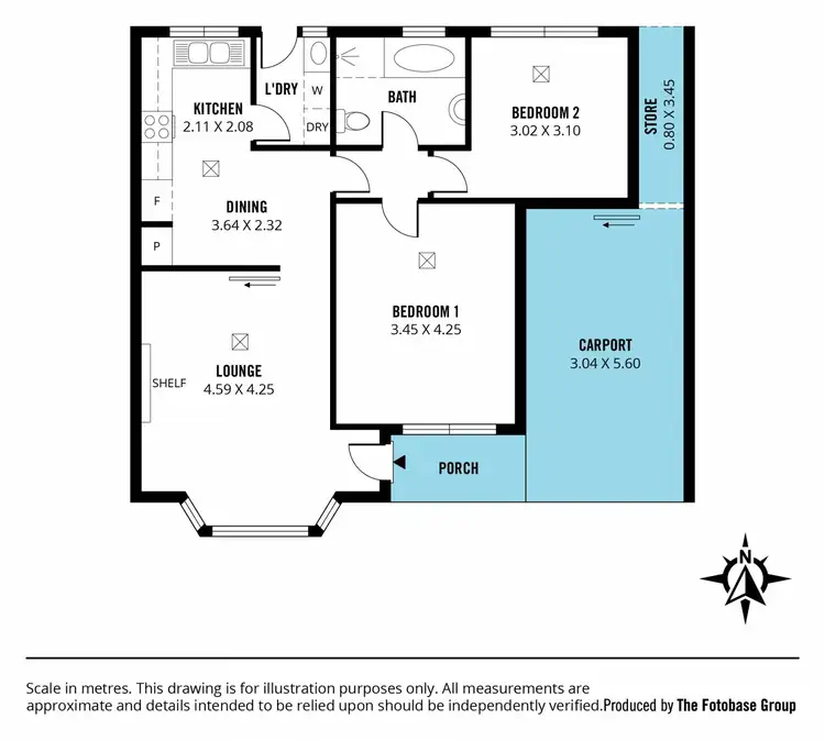 Floorplan of Homely unit listing, 6/65 Tusmore Avenue, Tusmore SA 5065