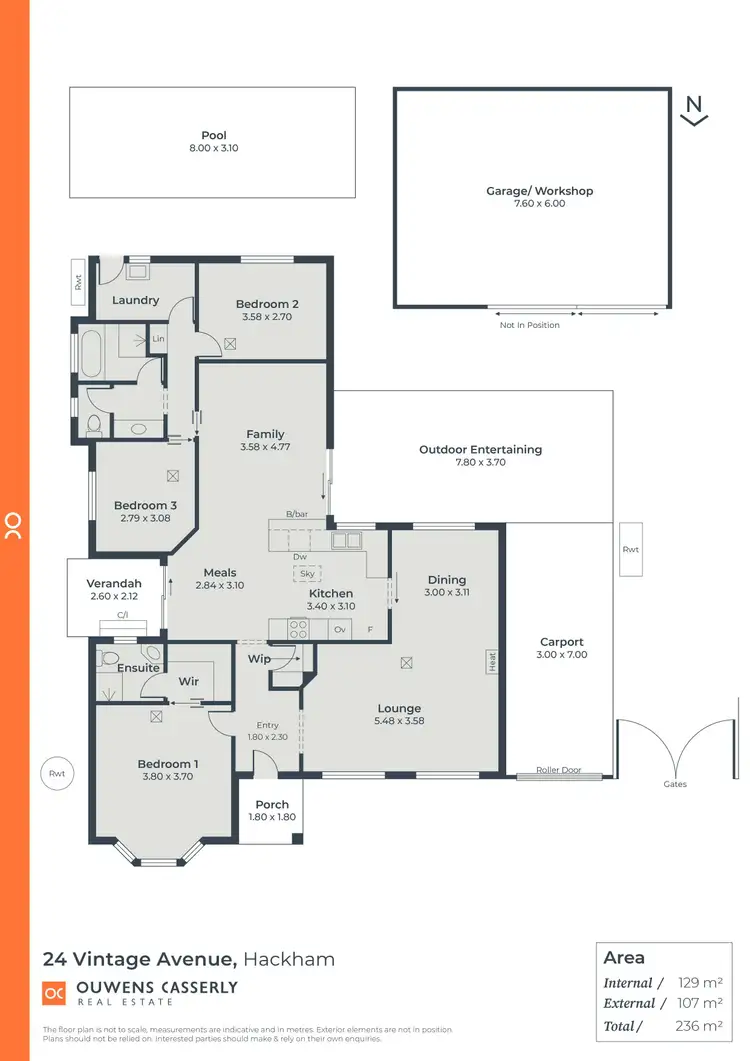 Floorplan of Homely house listing, 24 Vintage Avenue, Hackham SA 5163