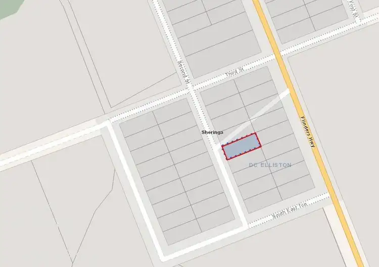 Floorplan of Homely land listing, LOT 41 Second Street, Sheringa SA 5607