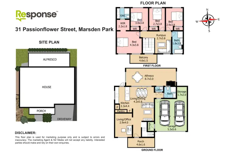 Floorplan of Homely house listing, 31 Passionflower Street, Marsden Park NSW 2765