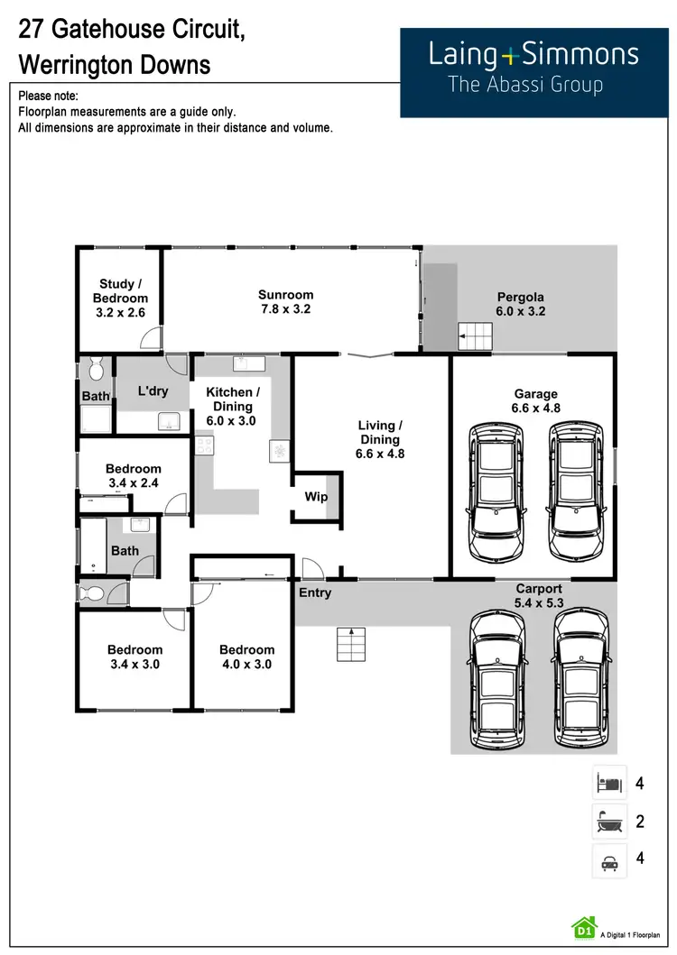 Floorplan of Homely house listing, 27 Gatehouse Circuit, Werrington Downs NSW 2747
