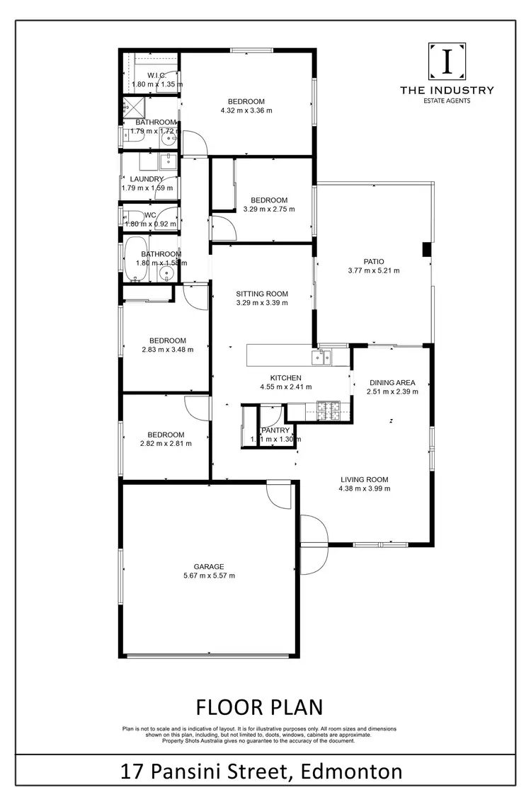 Floorplan of Homely house listing, 17 Pansini Street, Edmonton QLD 4869