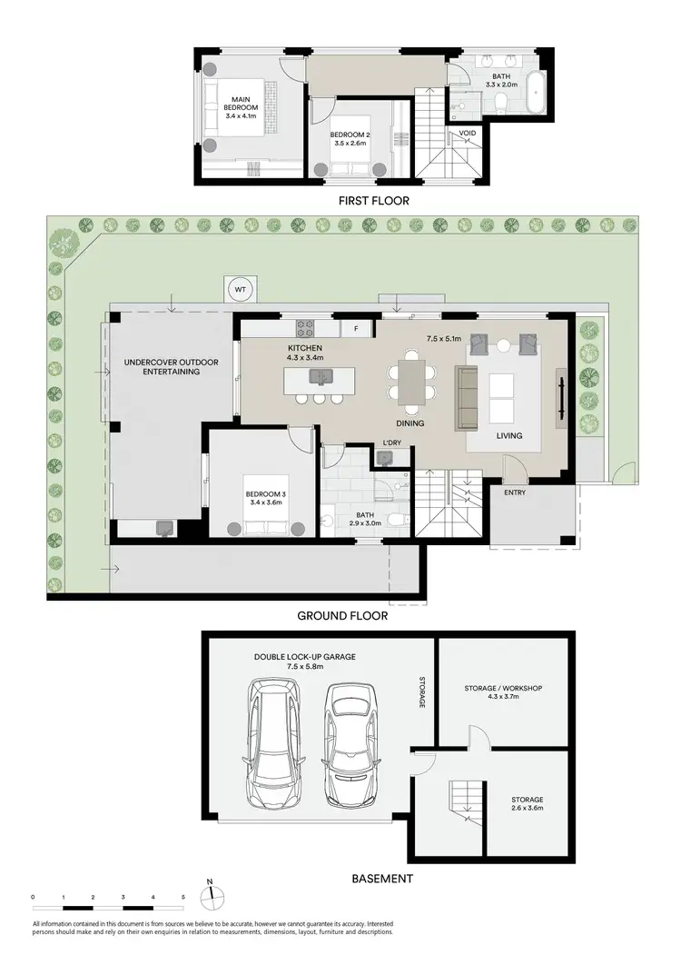Floorplan of Homely townhouse listing, 7/21 Robinson Street, Monterey NSW 2217