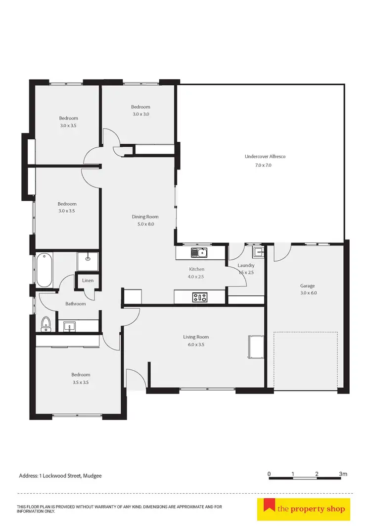 Floorplan of Homely house listing, 1 Lockwood Street, Mudgee NSW 2850