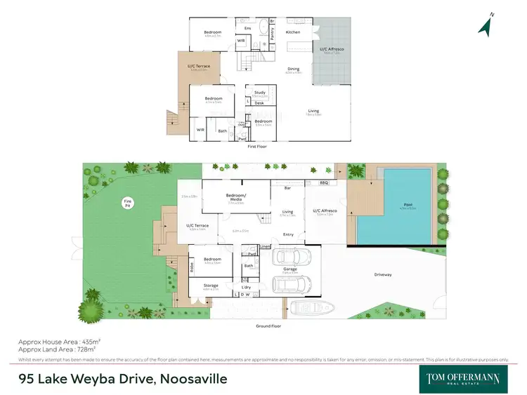 Floorplan of Homely house listing, 95 Lake Weyba Drive, Noosaville QLD 4566