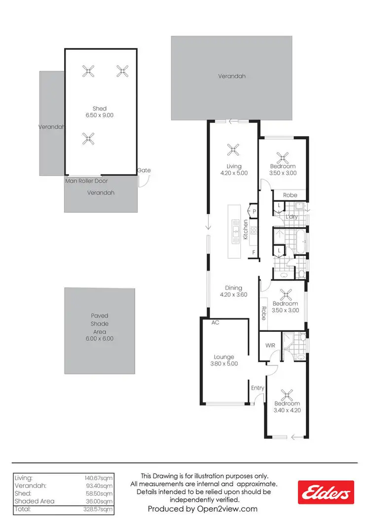 Floorplan of Homely house listing, 16 Butler Street, Mallala SA 5502