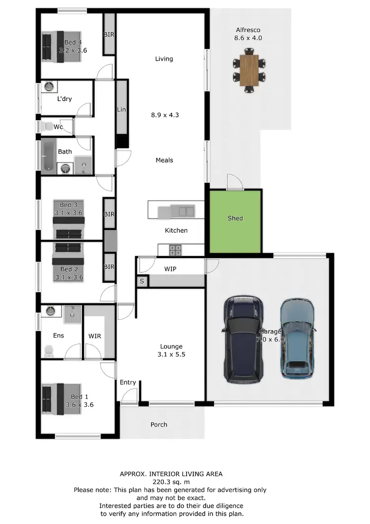 Floorplan of Homely house listing, 38 Ruthven Circuit, Wodonga VIC 3690