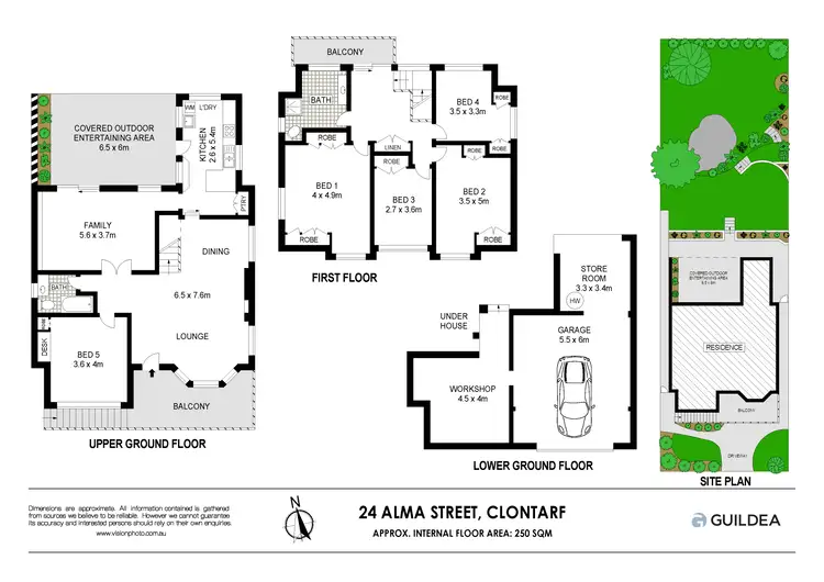 Floorplan of Homely house listing, 24 Alma Street, Clontarf NSW 2093