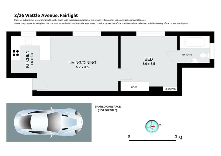 Floorplan of Homely unit listing, 2/26 Wattle Avenue, Fairlight NSW 2094