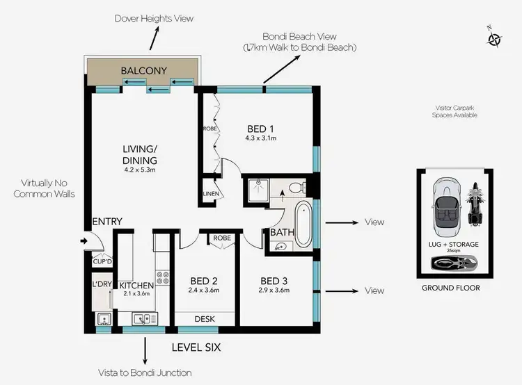 Floorplan of Homely unit listing, 11/150 Old South Head Road, Bellevue Hill NSW 2023