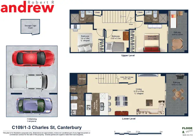 Floorplan of Homely apartment listing, C109/1-3 Charles Street, Canterbury NSW 2193
