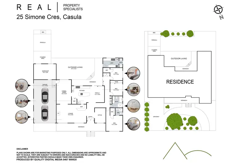 Floorplan of Homely house listing, 25 Simone Crescent, Casula NSW 2170
