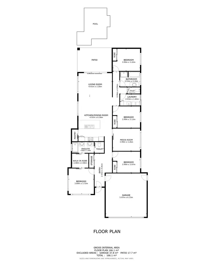 Floorplan of Homely house listing, 3 Tana Heights, Mount Sheridan QLD 4868