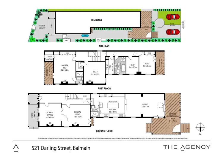 Floorplan of Homely house listing, 521 Darling Street, Balmain NSW 2041