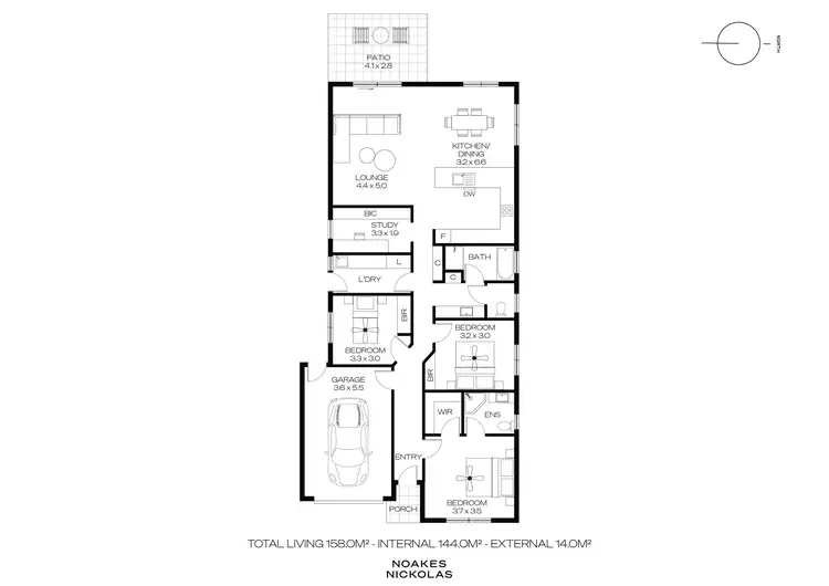 Floorplan of Homely house listing, 65A Clifford Street, Torrensville SA 5031