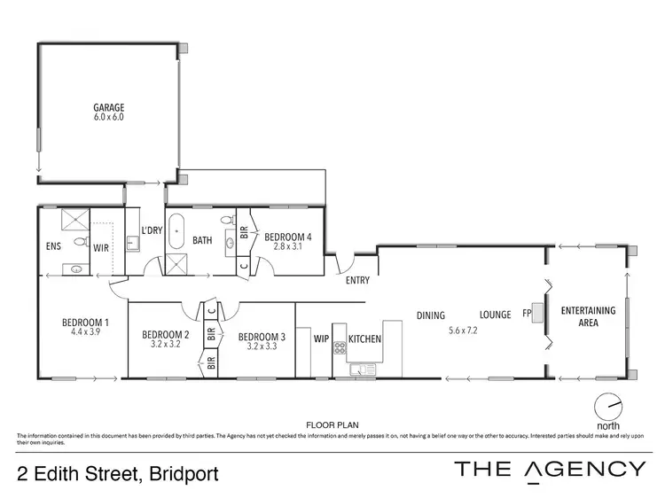 Floorplan of Homely house listing, 2/2 Edith Street, Bridport TAS 7262