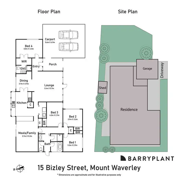 Floorplan of Homely house listing, 15 Bizley Street, Mount Waverley VIC 3149