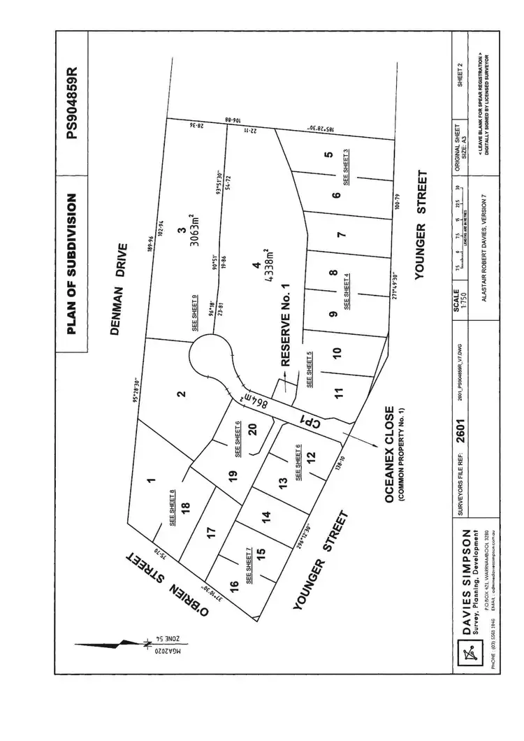 Floorplan of Homely land listing, 6 Oceanex Drive, Warrnambool VIC 3280