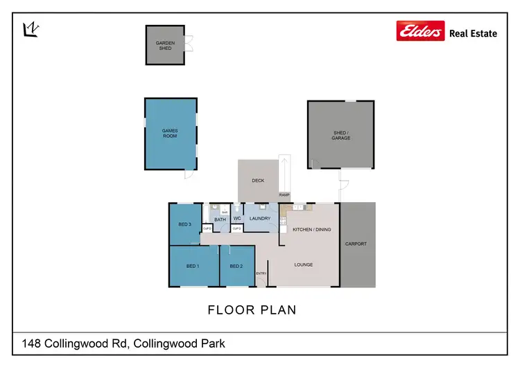 Floorplan of Homely house listing, 148 Collingwood Road, Collingwood Park WA 6330
