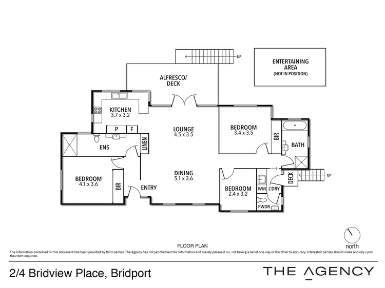 Floorplan of Homely house listing, 2/4 Bridview Place, Bridport TAS 7262