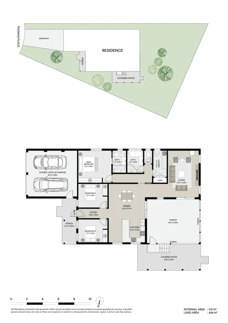 Floorplan of Homely house listing, 4 Thomas Place, Gulgong NSW 2852