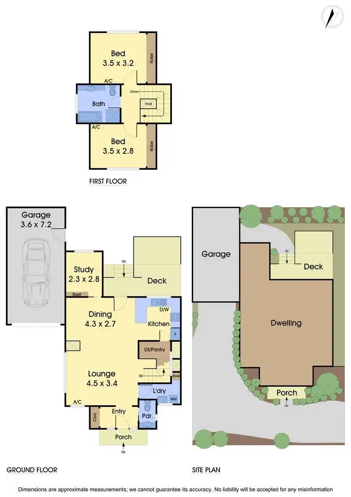 Floorplan of Homely townhouse listing, 16A Morwell Avenue, Watsonia VIC 3087