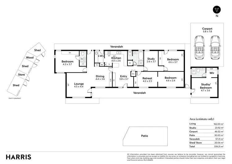 Floorplan of Homely house listing, 36 Fourth Road, Belair SA 5052