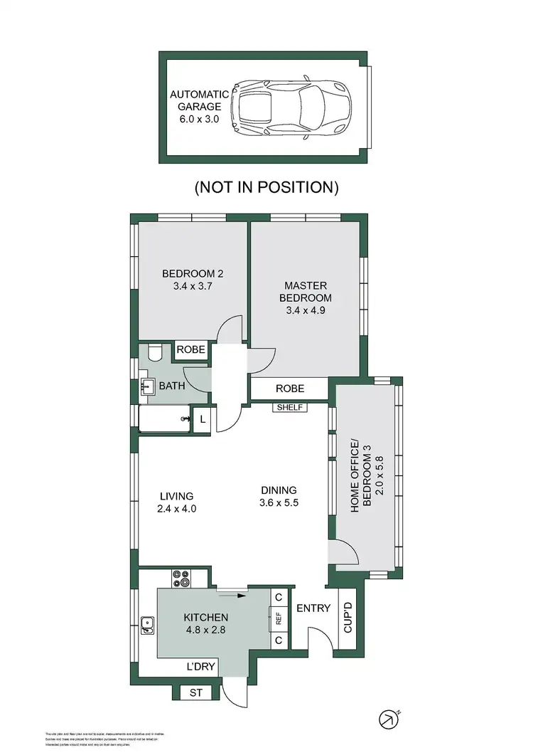 Floorplan of Homely apartment listing, 4/27A Bay Road, Waverton NSW 2060
