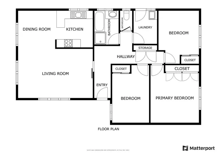 Floorplan of Homely house listing, 104 Sieben Drive, Orange NSW 2800