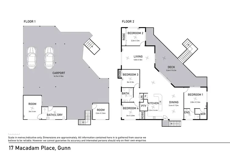 Floorplan of Homely house listing, 17 MacAdam Place, Gunn NT 832