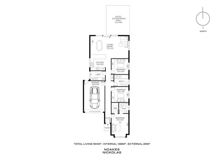 Floorplan of Homely house listing, 51B Spring Street, North Plympton SA 5037
