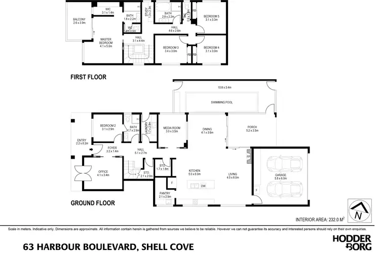 Floorplan of Homely house listing, 63 Harbour Boulevard, Shell Cove NSW 2529
