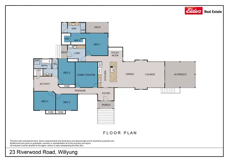 Floorplan of Homely house listing, 23 Riverwood Road, Willyung WA 6330