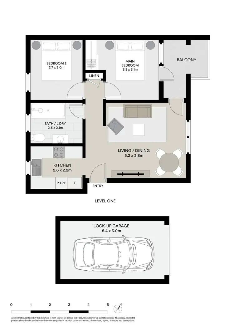 Floorplan of Homely apartment listing, 2/53 Cronulla Street, Carlton NSW 2218