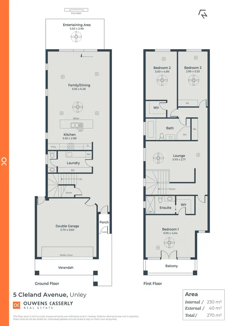 Floorplan of Homely house listing, 5 Cleland Avenue, Unley SA 5061