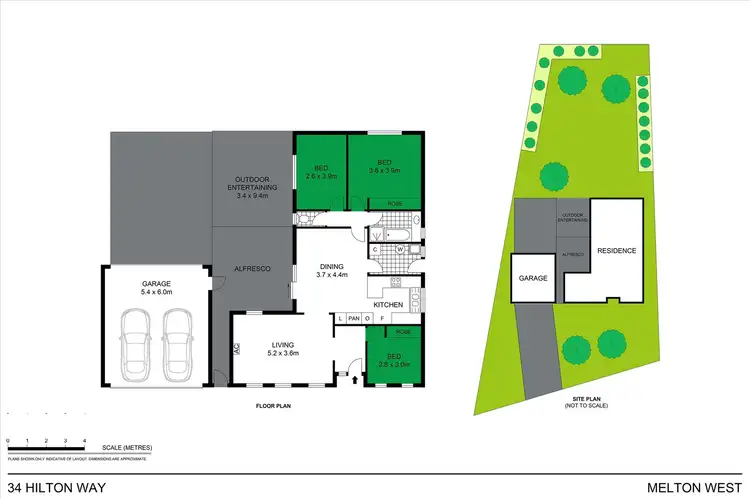 Floorplan of Homely house listing, 31 Hilton Way, Melton West VIC 3337