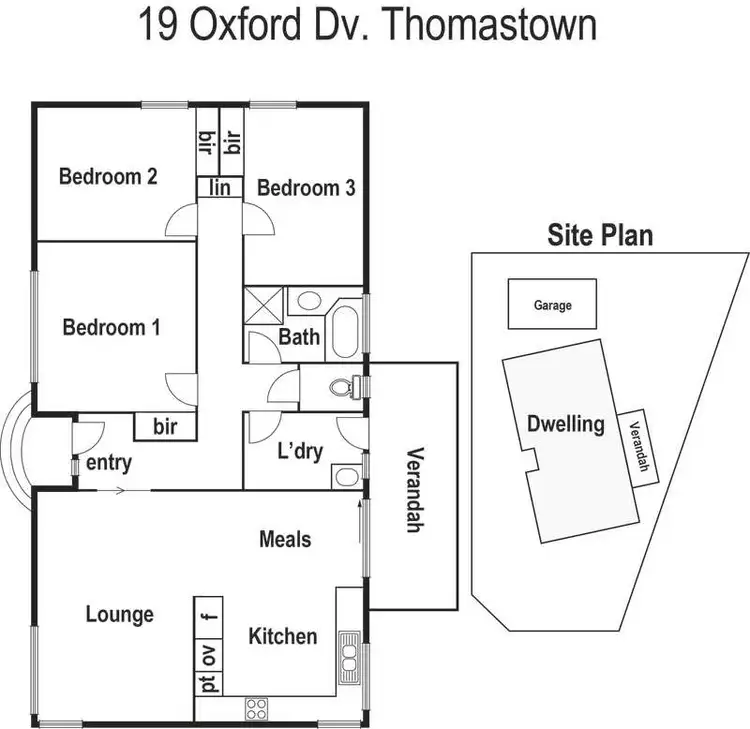 Floorplan of Homely house listing, 19 Oxford Drive, Thomastown VIC 3074
